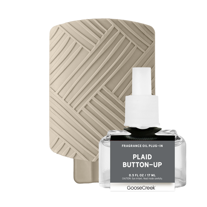 Plaid Button-Up Plug-In & Refill Bundle (S2AZF)